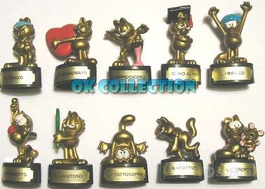 SERIE COMPLETA n° 10 SORPRESINE KINDER GARFIELD