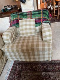 Poltrona Singola Country Chic a Quadretti