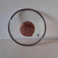 Coperchio nuovo in vetro temperato diam 20 cm con