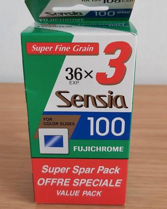3x Fujifilm Fujichrome Sensia 100 