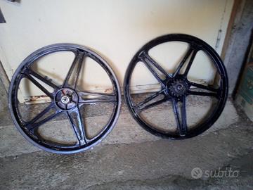 Cerchi bmx a 5 razze con freni a disco