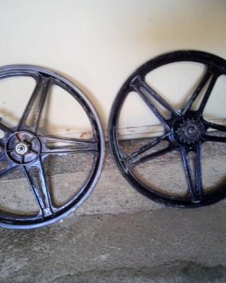 Cerchi bmx a 5 razze con freni a disco