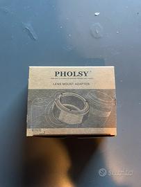 Adattatore Nikon F su corpo Fuji X