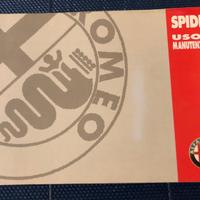 USO E MANUTENZIONE ALFA ROMEO SPIDER GTV 916 -1998