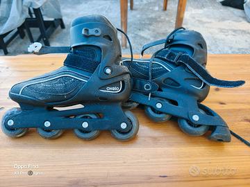 Pattini in linea neri Oxelo taglia 27 ovvero 42.5