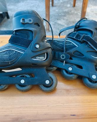 Pattini in linea neri Oxelo taglia 27 ovvero 42.5