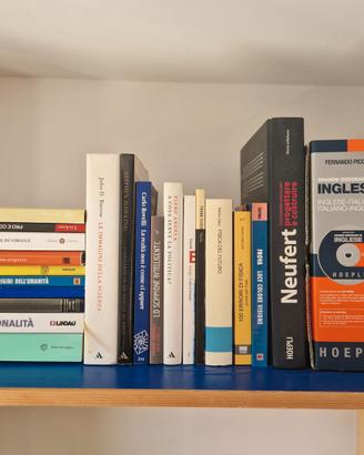 Libri di scienza + Dizionario Inglese.