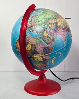 mappamondo luminoso vintage Tecnoglobus  Italia
