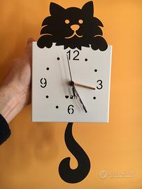 Arti e Mestieri Orologio a pendolo Gatto