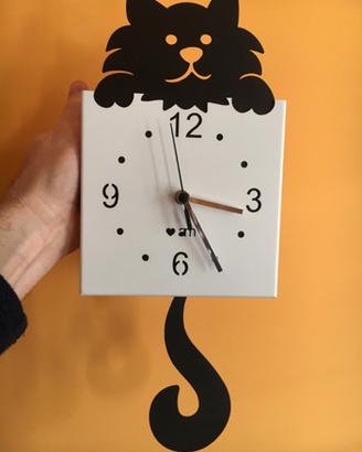 Arti e Mestieri Orologio a pendolo Gatto