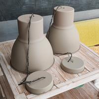 N. 2 Lampade sospensione da soffitto serie Hektar 