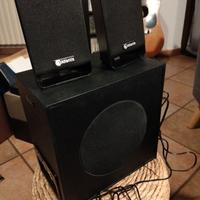 Sistema di altoparlanti (ideali per PC)