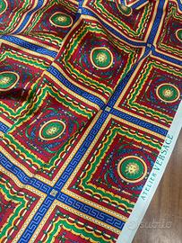 Tessuto al metro versace pura seta made in italy