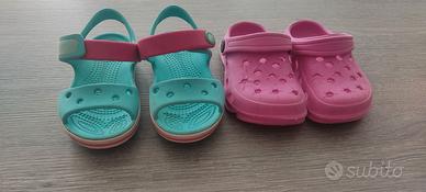 Sandali Crocs e Ipanema bambina