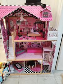 casa legno gioco barbie