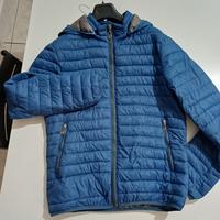 Piumino centogrammi blu-elettrico