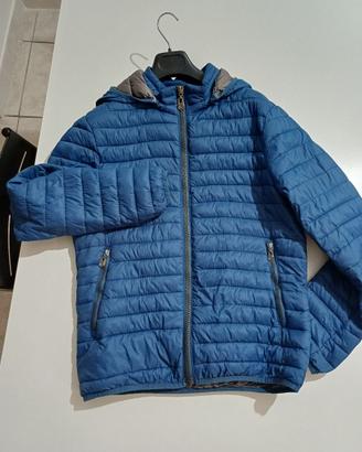 Piumino centogrammi blu-elettrico