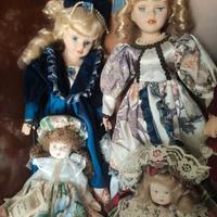 set bambole di porcellana