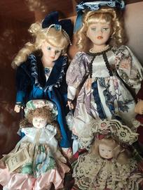 set bambole di porcellana