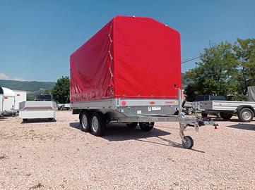 Carrello rimorchio auto centinato