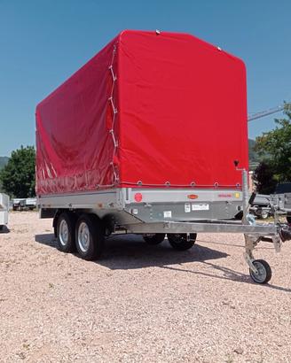 Carrello rimorchio auto centinato