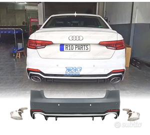PARAURTI POSTERIORE PER AUDI A4 B9 SEDAN 16-