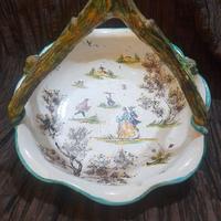 Cesta Vintage in ceramica di  Albisola (SV) , non