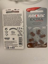 Pile RAYOVAC EXTRA 312 per apparecchi acustici