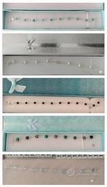Bracciali in argento 925 e pietre naturali 