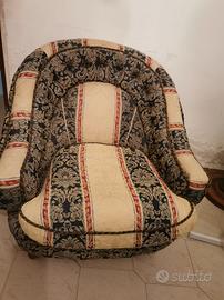 divano e poltrone stile classico vittoriano 