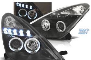 FARI PER TOYOTA CELICA T23 99-05 LED OCCHI ANGELI 