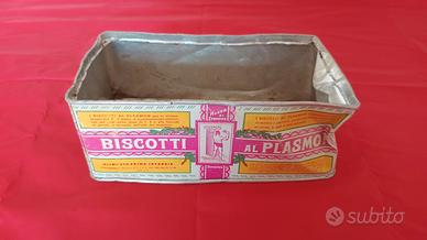 Scatola di latta biscotti Plasmon