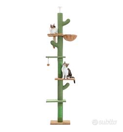 Tiragraffi a Forma Di Catus, Da Terra, per Gatto