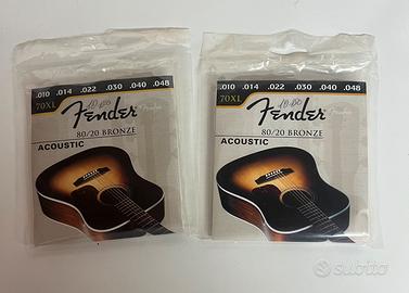 FENDER 70XL 10-48 corde chitarra acustica