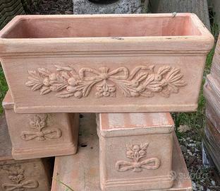 Cassetta decorata in terracotta Veneta 2 misure