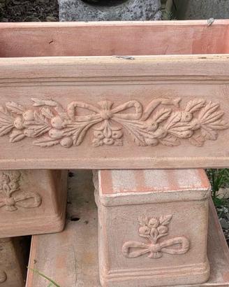Cassetta decorata in terracotta Veneta 2 misure