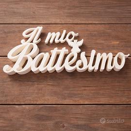 Scritta mio Battesimo 