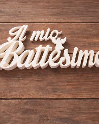 Scritta mio Battesimo 