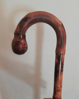 bastone da difesa in Bambu' massiccio antico