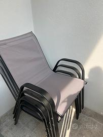 Sedie per giardino o terrazzo