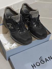 Hogan Interactive pelle scamosciata nera n US 8,5