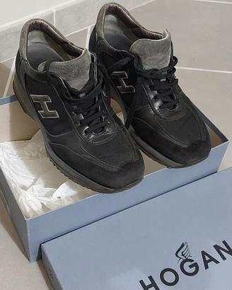 Hogan Interactive pelle scamosciata nera n US 8,5