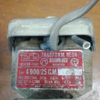 trasformatore per insegne a neon