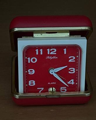 Orologio a conchiglia RHYTM funzionante rosso