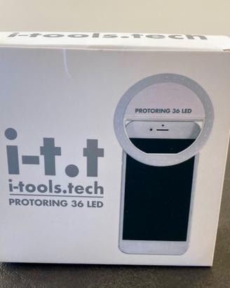 Anello con luce led universale per smartphone