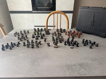 Esercito Chaos Space Marines e valigetta