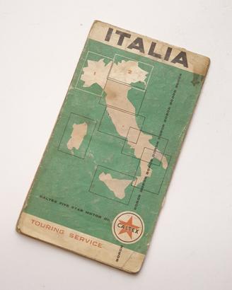 Cartina turistica autostradale italiana Caltex