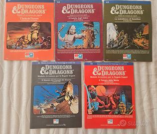 D&D Expert X1-X5 Editrice Giochi vintage