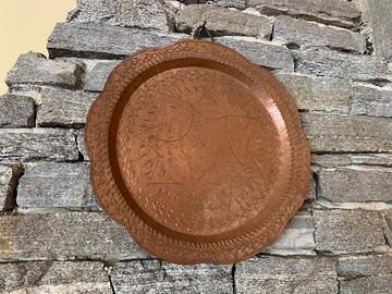 piatto rame decorativo