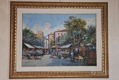 Dipinti su tela con cornice